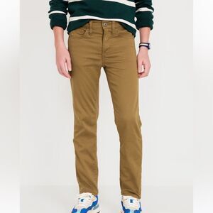 Boys Old Navy Tan Slim Fit Pants sz 10